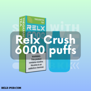 พอตใช้แล้วทิ้ง relx crush 6000 คำ